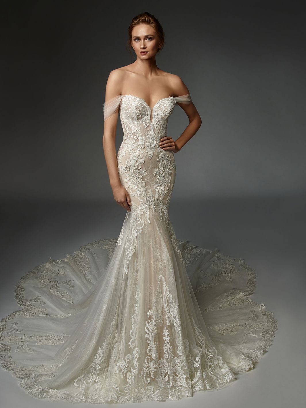 Athénaïs - New, Gown, Élysée by Enzoani - Eternal Bridal
