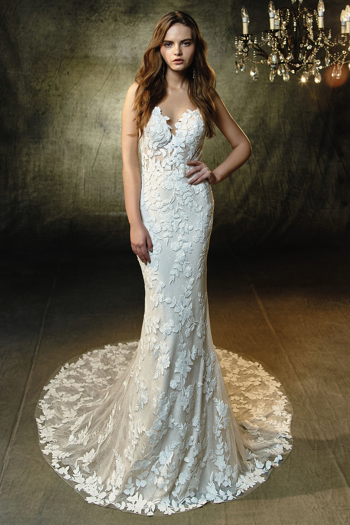 Lesley, Gown, Blue by Enzoani - Eternal Bridal